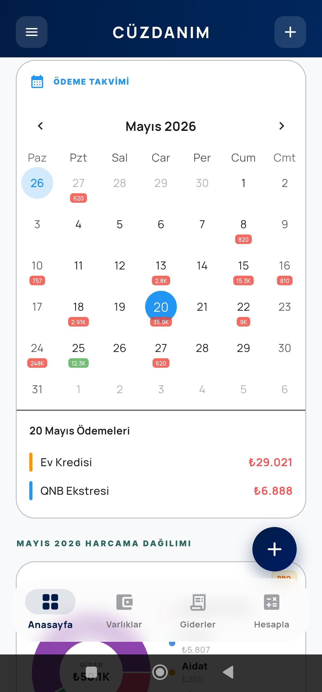 Cüzdanım ekran görüntüsü 2