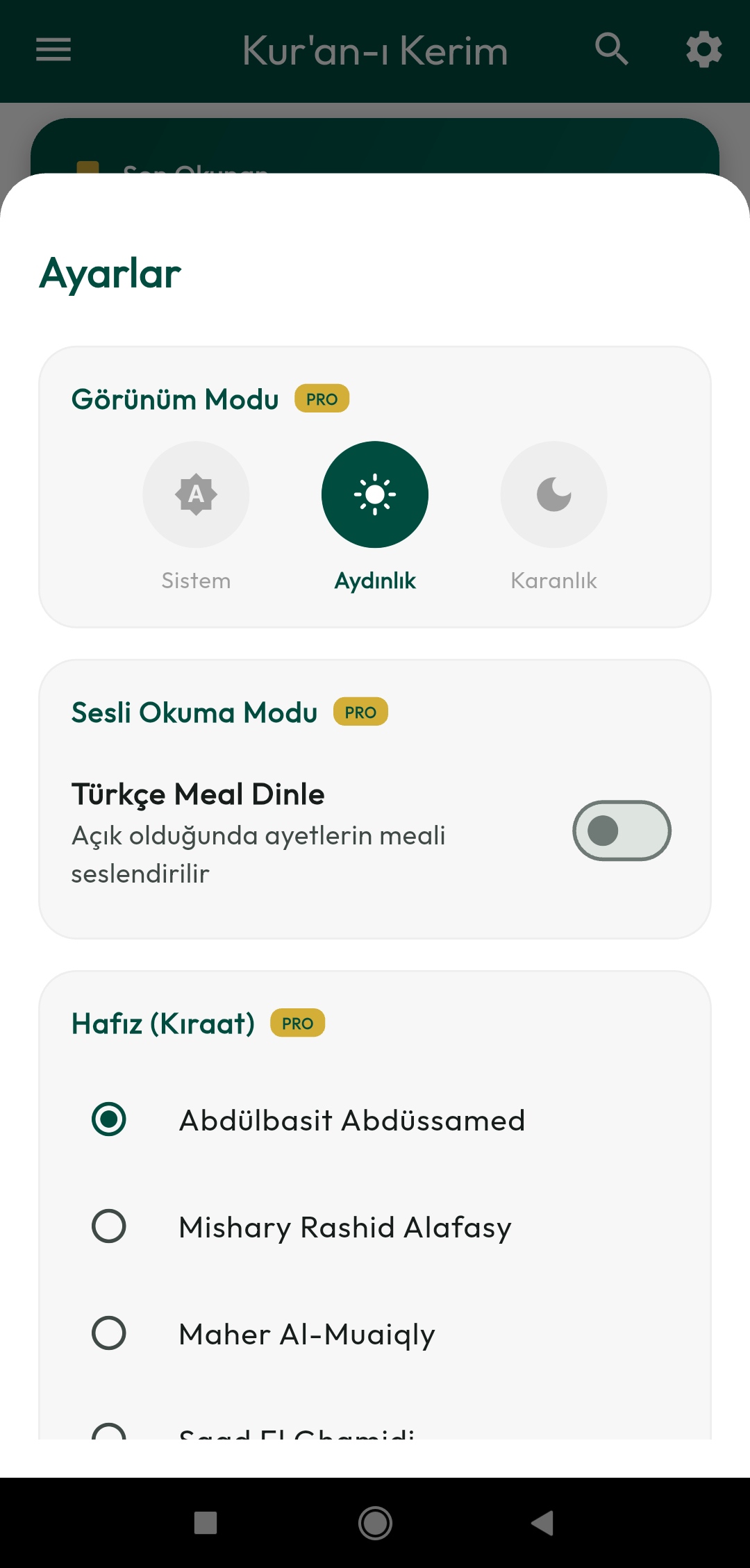 Kuran ekran görüntüsü 3